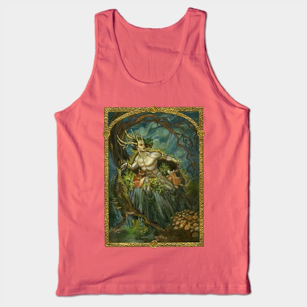 Elemental of Earth & Protection Tank Top by BohemianWeasel